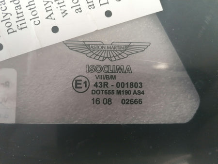 Image of RIGHT REAR POLYCARBONATE QUARTER WINDOW