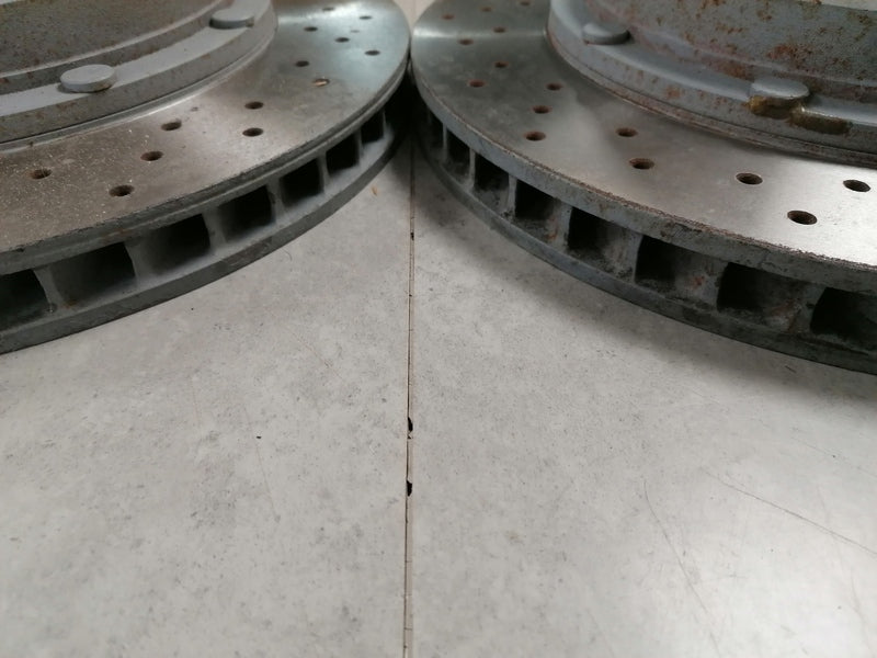 REAR BRAKE DISC DRUM SET - PAIR - i6