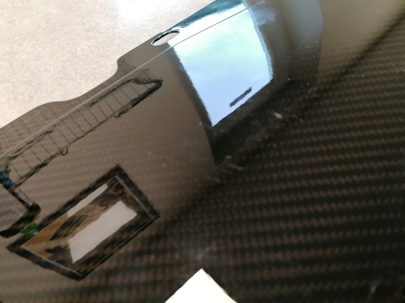 Image of RIGHT SIDE SILL CLADDING CARBON FIBRE