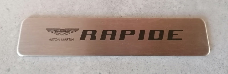 Image of FRONT SILL PLAQUE NAMEPLATE BADGE RAPIDE