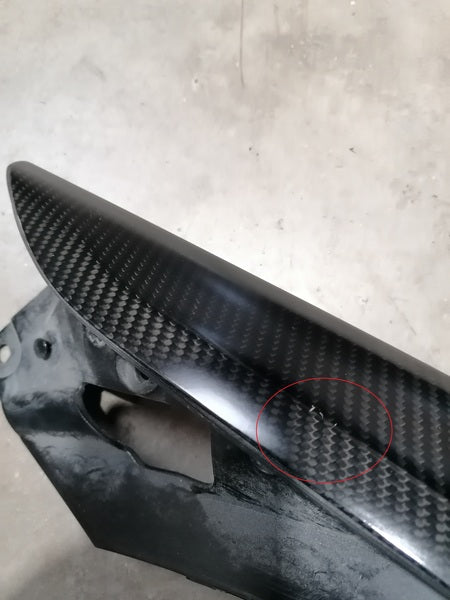 Image of CARBON ROOF CANTRAIL MOULDING - LEFT