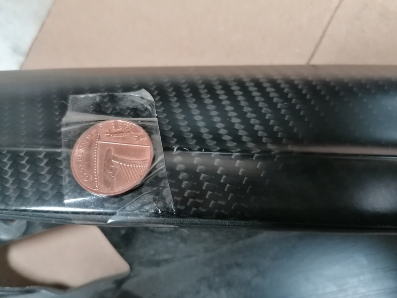 Image of CARBON ROOF CANTRAIL MOULDING - LEFT