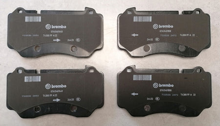 FRONT DISC BRAKE PADS FOR CARBON CERAMIC DISCS