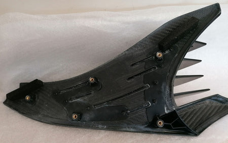 Image of FRONT FENDER LOUVRE VENT - CARBON LEFT