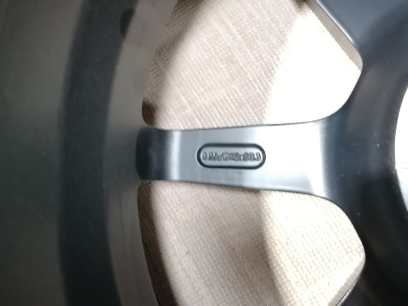 SET OF 4 ALUMINIUM WHEELS - SATIN BLACK