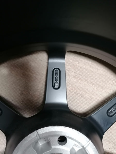 SET OF 4 ALUMINIUM WHEELS - SATIN BLACK