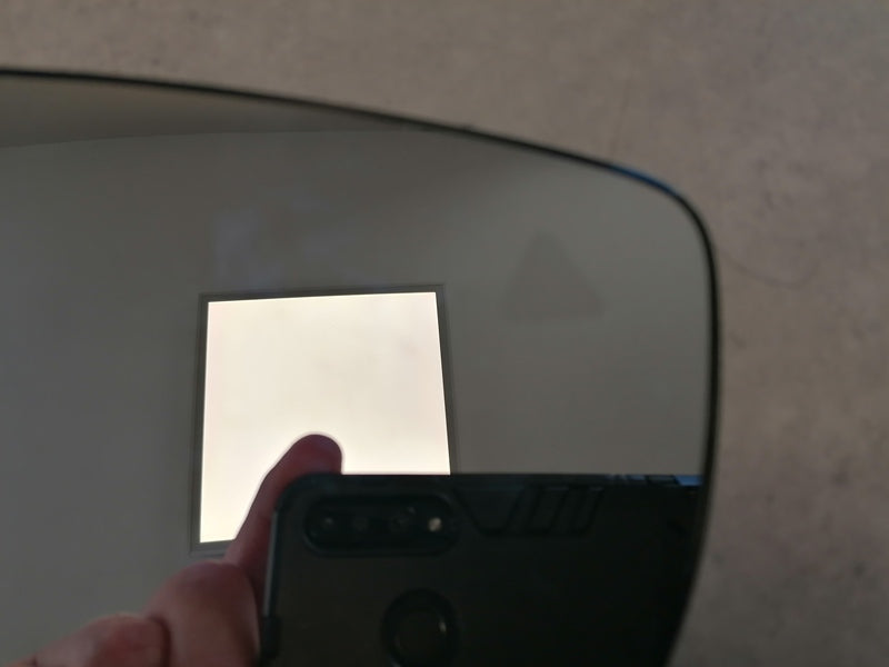 Image of RIGHT SIDE CONVEX MIRROR GLASS LENS