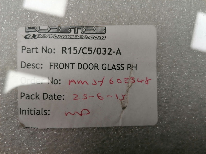 Image of POLYCARBONATE RIGHT FIXED FRONT WINDOW