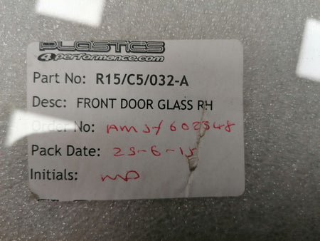 Image of POLYCARBONATE RIGHT FIXED FRONT WINDOW