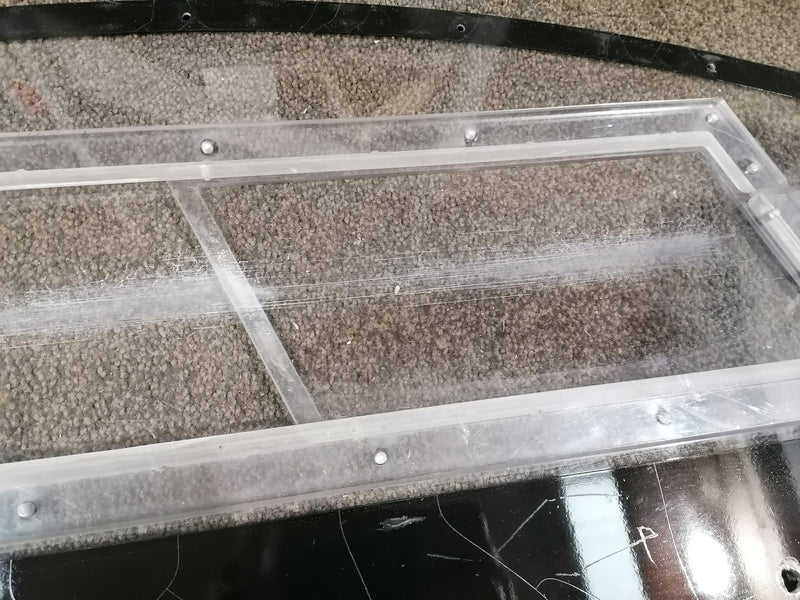 Image of POLYCARBONATE LEFT FIXED FRONT WINDOW