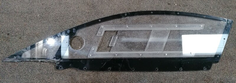 Image of POLYCARBONATE LEFT FIXED FRONT WINDOW