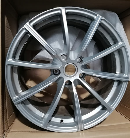 Image of 20" SILVER DT WHEEL - 10 SPOKE REAR