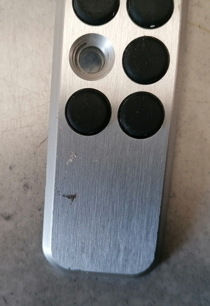 Image of THROTTLE PEDAL PAD COVER SILVER
