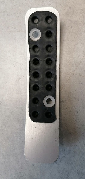 Image of THROTTLE PEDAL PAD COVER SILVER