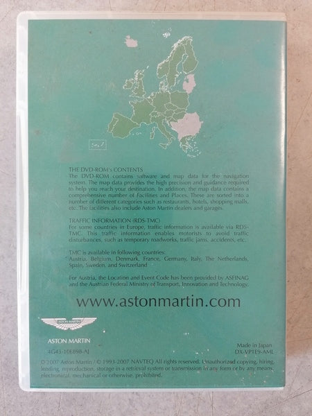 Image of SAT NAV DVD ROMS  2007 EUROPE MAPS
