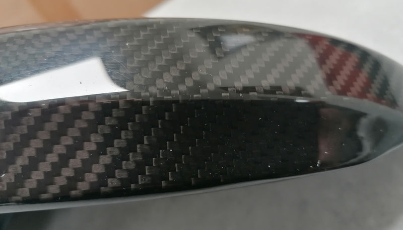 Image of CARBON REAR VIEW MIRROR CAP - LEFT