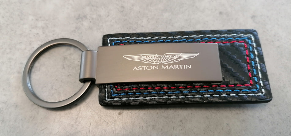 BLACK KEYRING WITH WINGS LOGO
