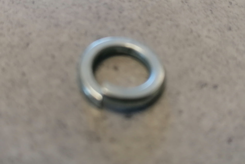 Washer, spring, 5/16", mounting rubber, oil filter