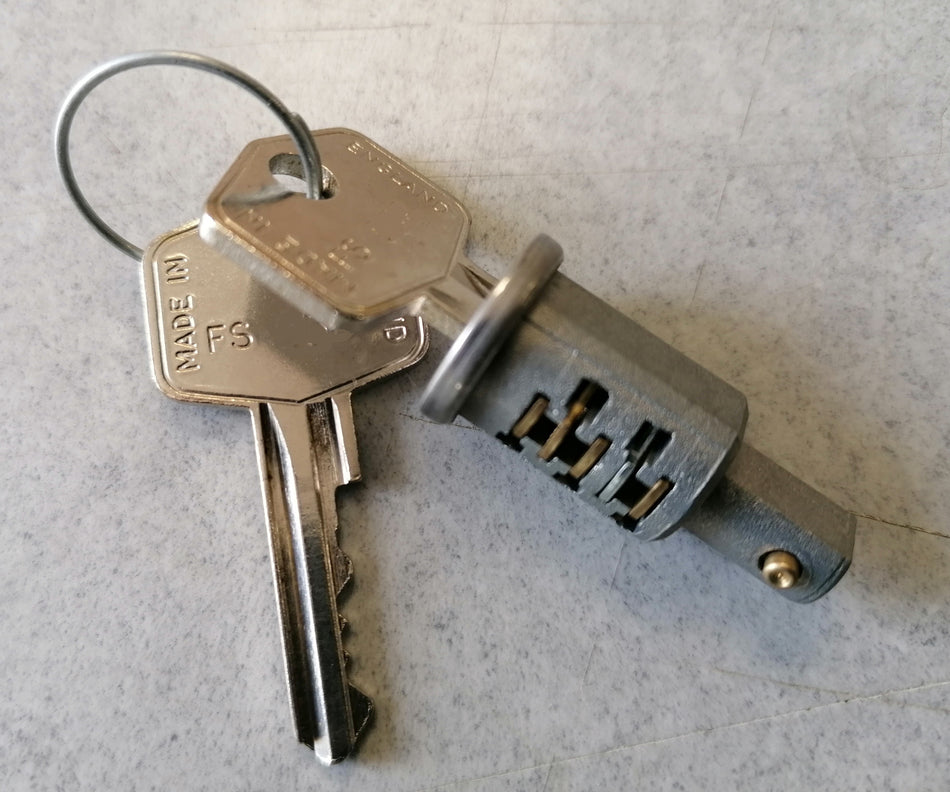 IGNITION AND STARTER LOCK WITH 2X KEYS