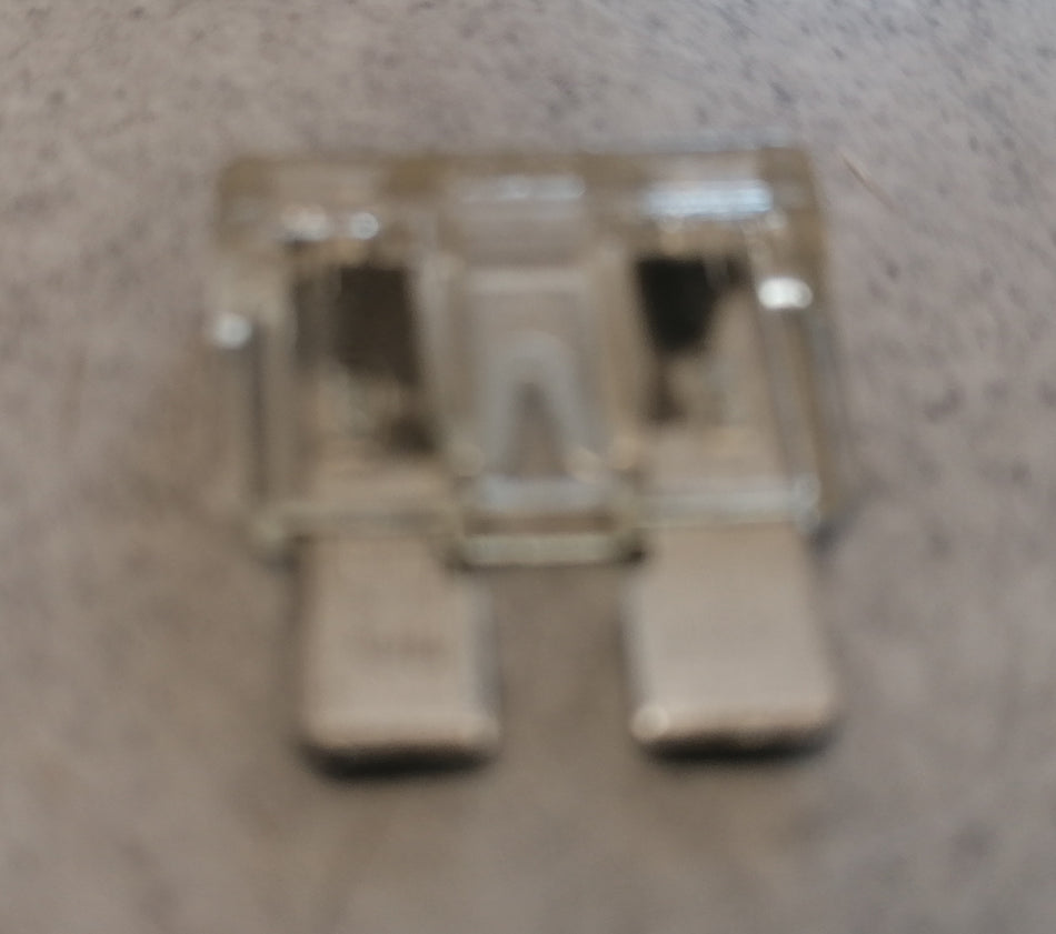 Fuse, 25 amp, clear