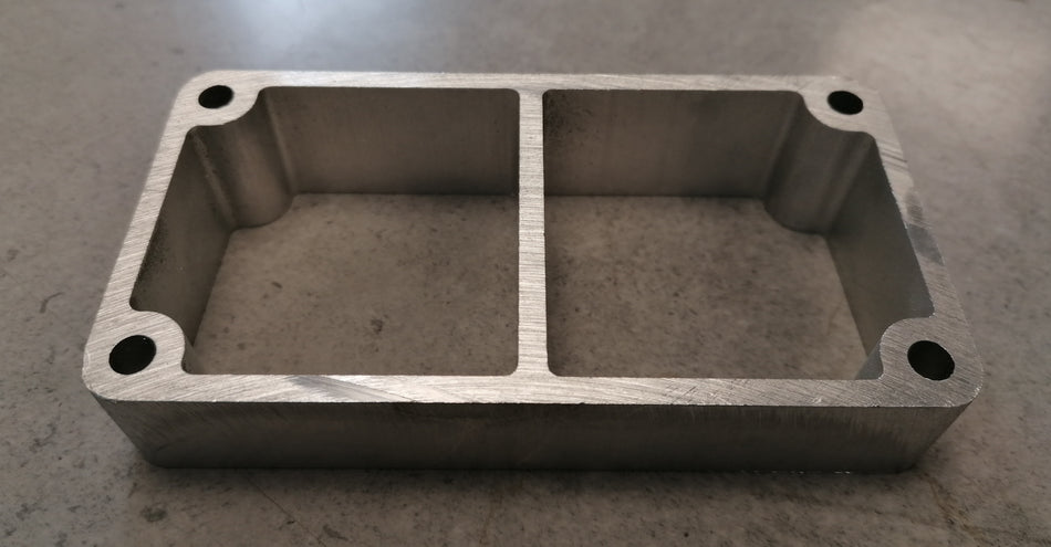 Bolster block, front bumper number licence plate