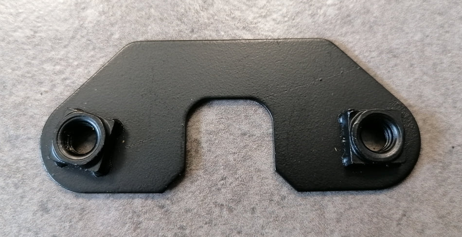 Plate, latch fixing