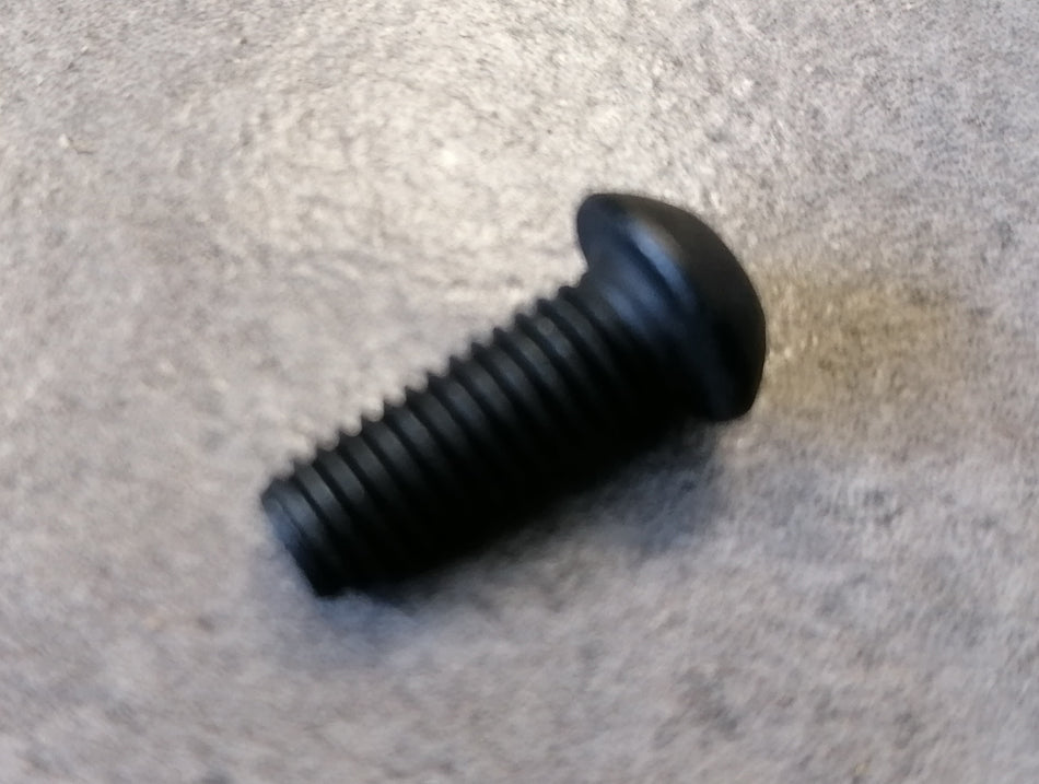 Screw, button head M6x16 - black