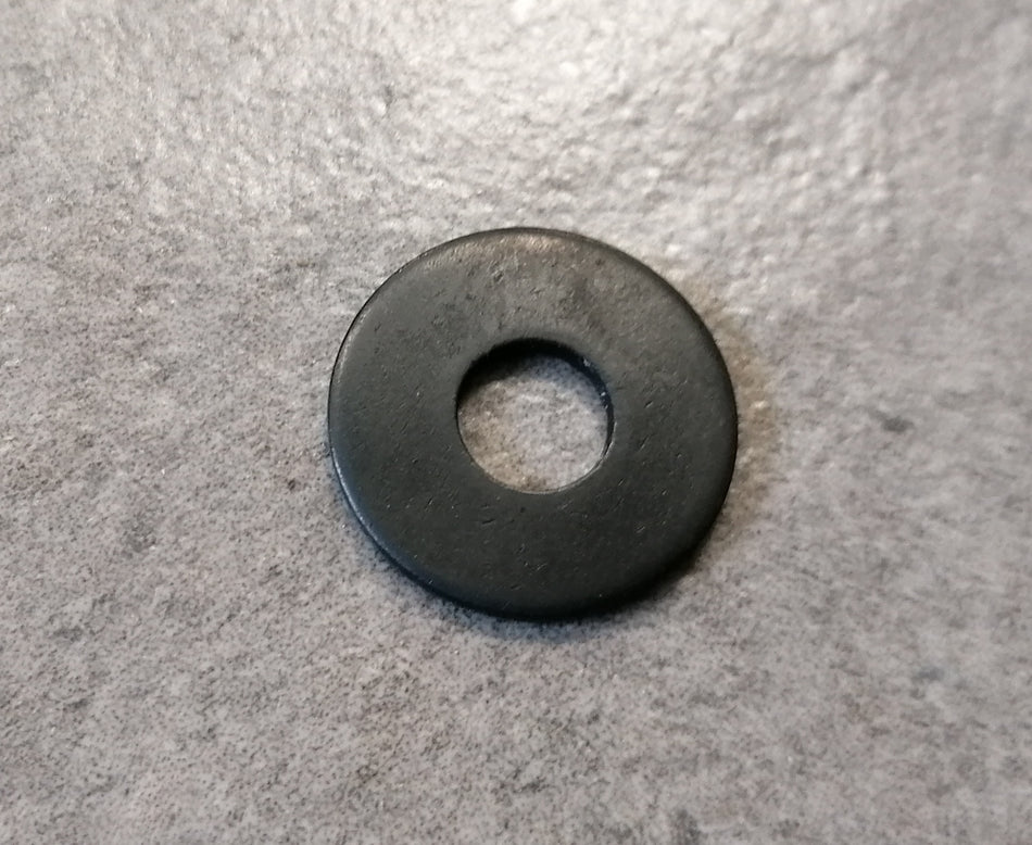 Washer, plain, M6, large OD stainless black