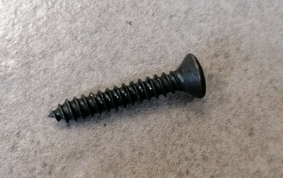 Screw, No.8x25 rsd csk hd, black