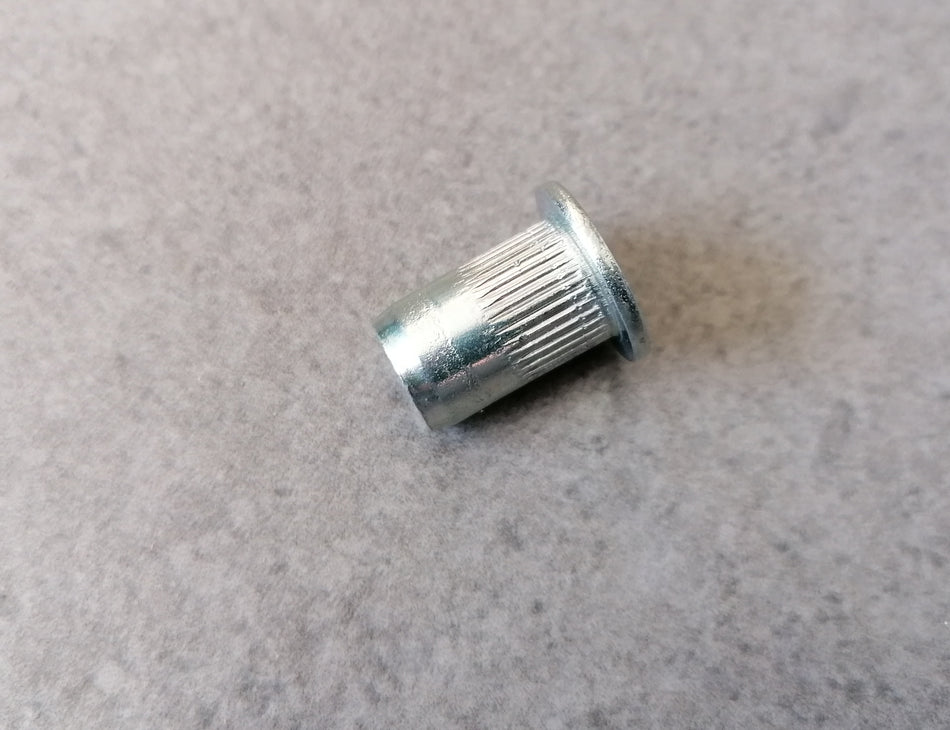 Rivnut, M8 Flat Head Closed Knur, 2.3mm