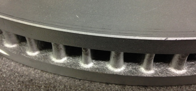 Image of FRONT GROOVED BRAKE DISC - 2015 ONWARDS