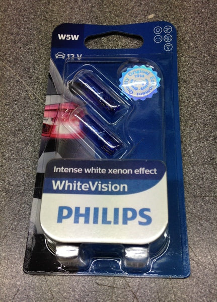Bulb, Blue, W5W, Footwell Lamp, SIDE LIGHT - PACK OF 2
