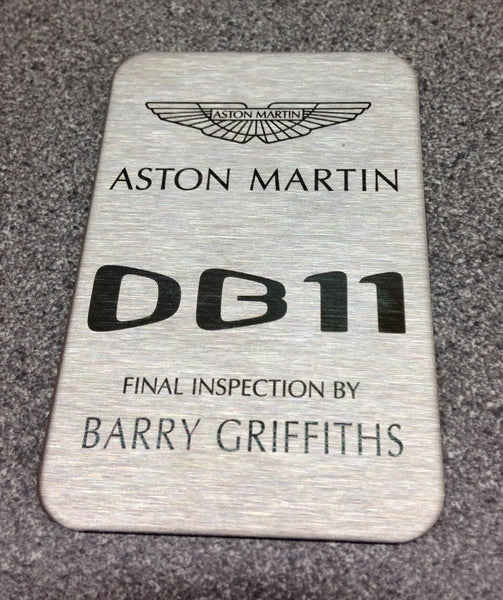 Image of FINAL INSPECTION UNDER BONNET BADGE