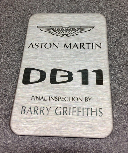 Image of FINAL INSPECTION UNDER BONNET BADGE