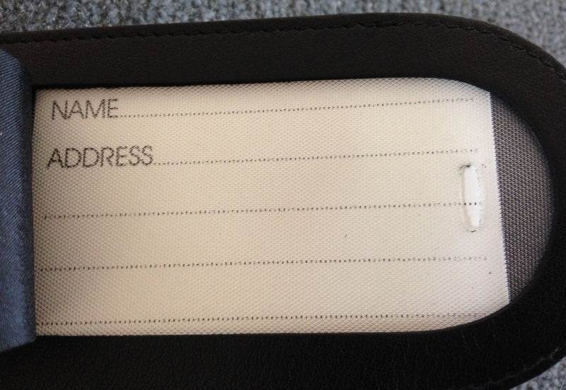RAPIDE LEATHER LUGGAGE TAG