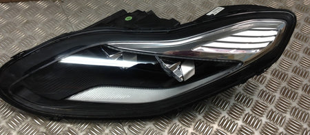 Image of FRONT HEADLIGHT RHD LEFT HAND - SILVER BEZEL