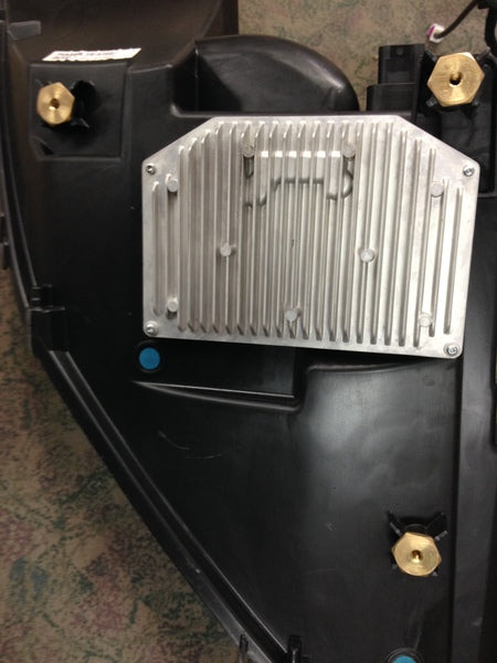 Image of FRONT HEADLIGHT LHD LEFT HAND - SILVER BEZEL