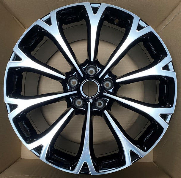 Image of REAR WHEEL 10 SPOKE GLOSS BLACK DT Y SPOKE