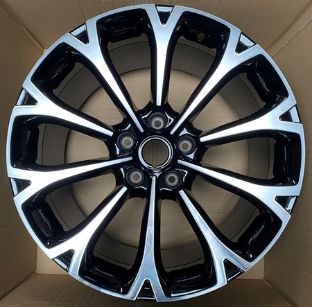 Image of REAR WHEEL 10 SPOKE GLOSS BLACK DT Y SPOKE