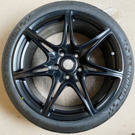 Image of GT12 SATIN BLACK WHEEL SET - 7 SPOKE