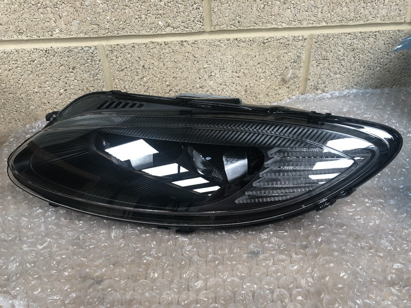 Image of FRONT HEADLIGHT LEFT HAND FEDERAL - BLACK BEZEL