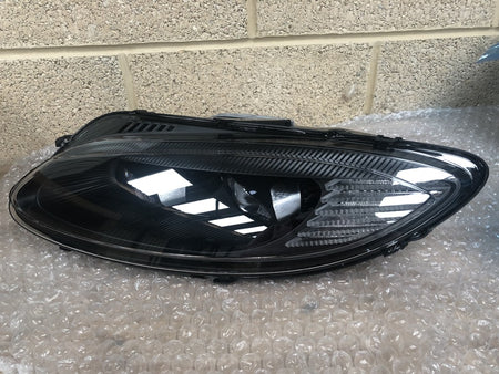 Image of FRONT HEADLIGHT LEFT HAND FEDERAL - BLACK BEZEL