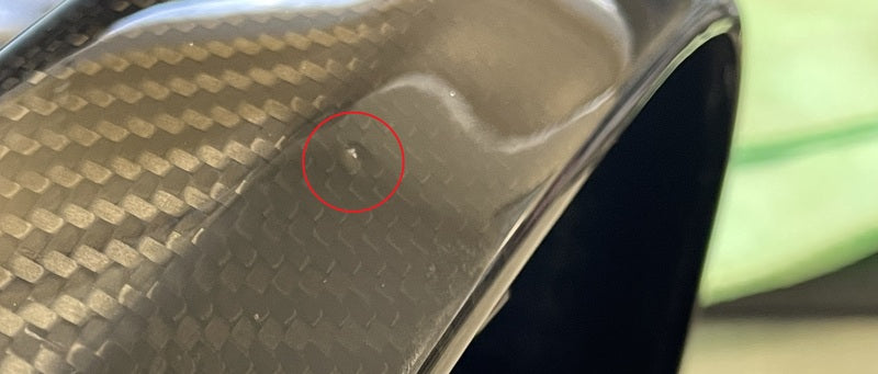Image of CARBON TINT REAR VIEW MIRROR CAP - RIGHT