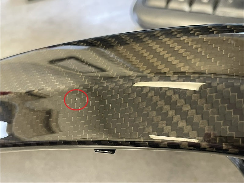 Image of CARBON TINT REAR VIEW MIRROR CAP - RIGHT