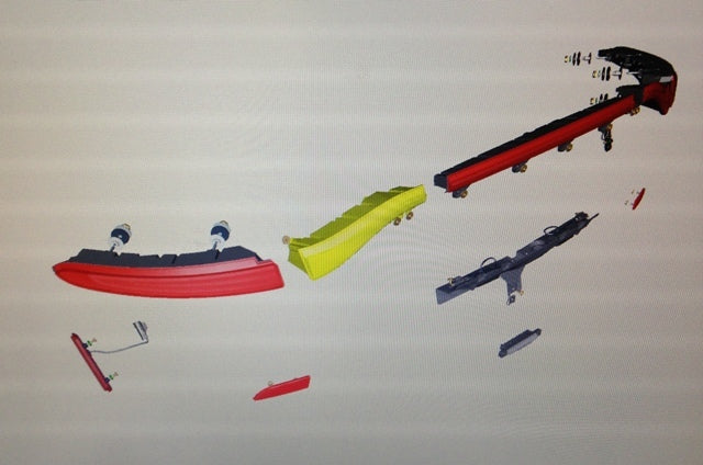 Image of REAR TRUNK TAIL LIGHT - INNER LEFT - RED