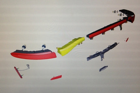 Image of REAR TRUNK TAIL LIGHT - INNER LEFT - RED