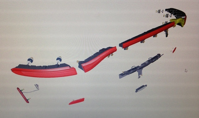 Image of REAR TRUNK TAIL LIGHT - INNER RIGHT - SMOKED