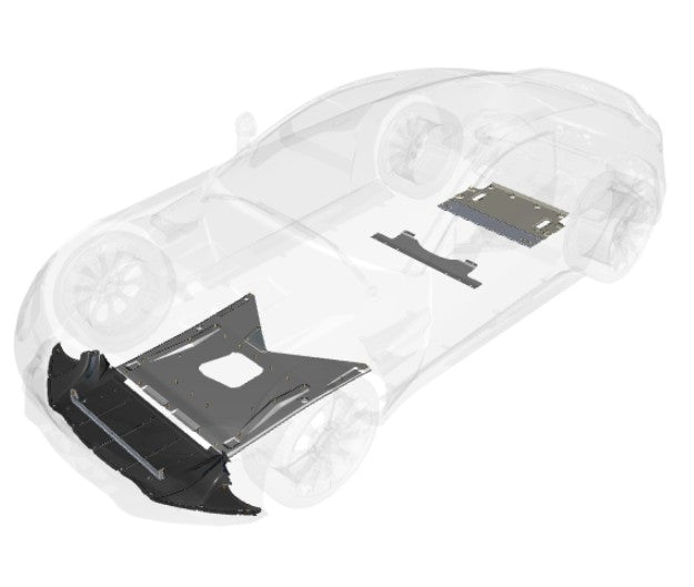 FRONT MID UNDERTRAY COUPE F1 EDITION