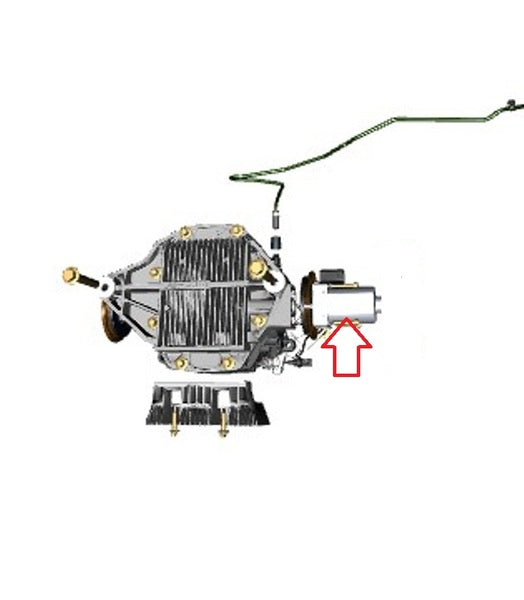 Image of REAR DRIVE UNIT DIFF LOCK MOTOR