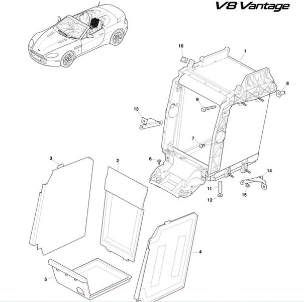 Image of ROADSTER REAR STOWAGE STORAGE BOX